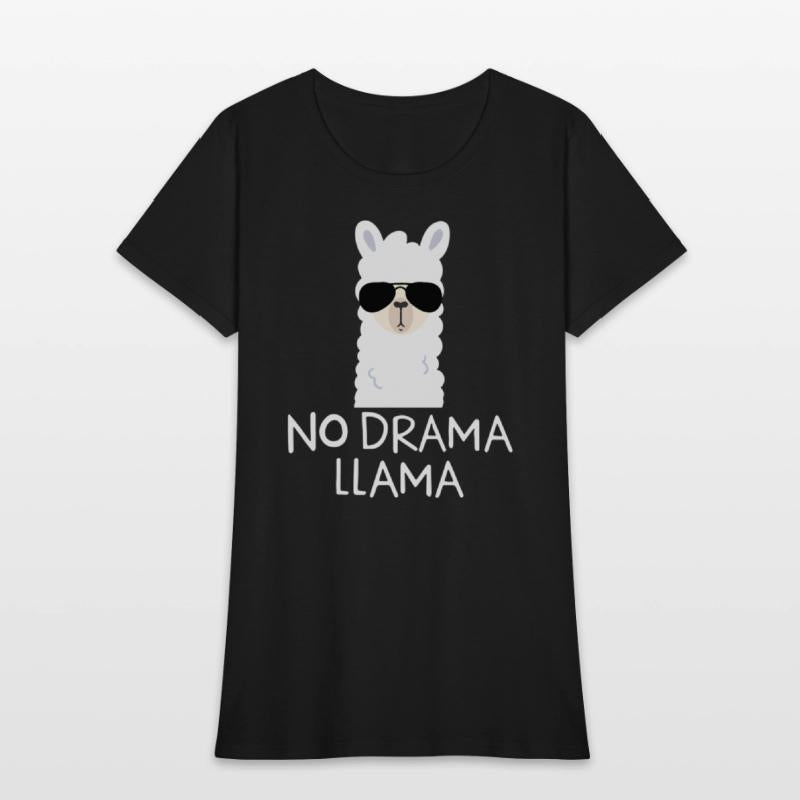 No Drama Llama Alpaca With Sunglasses Llama
