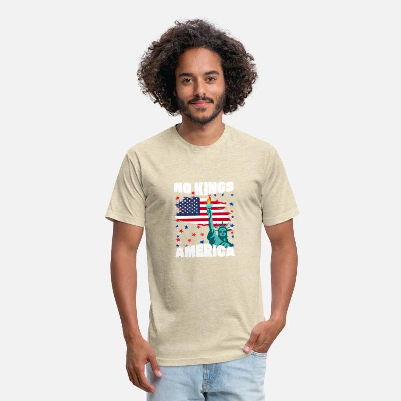 No Kings America protest, Liberty & US Flag Design