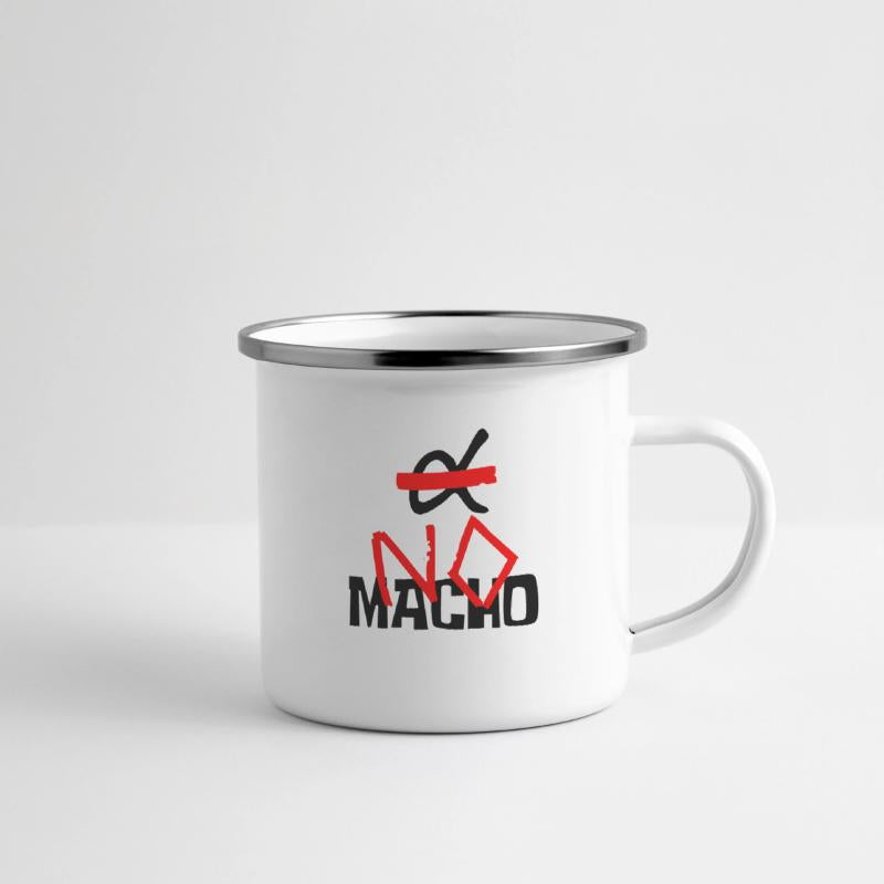 NO Macho (logo and text)