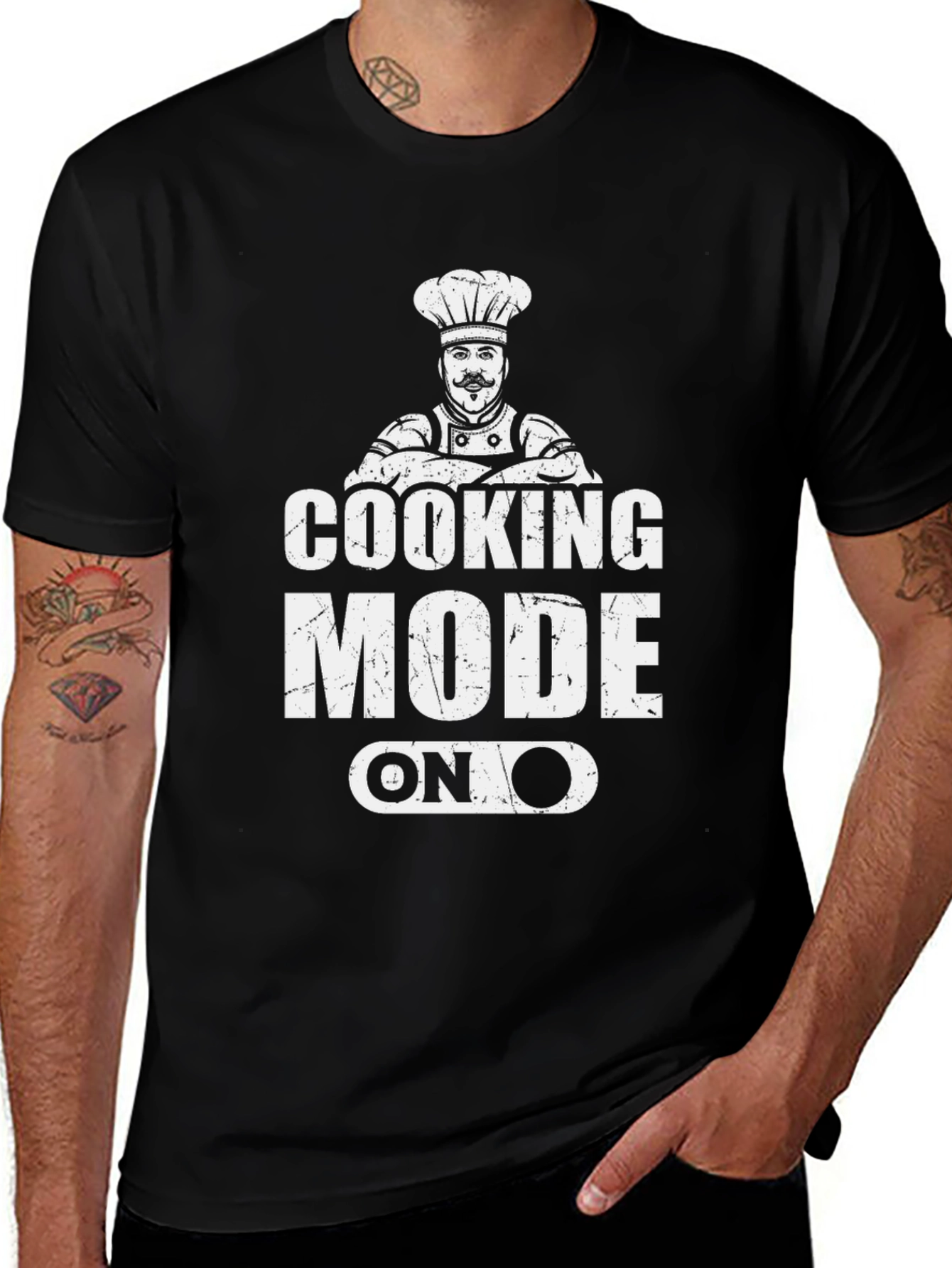 Cooking Mode On Chef T-Shirt