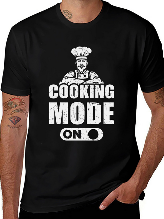 Cooking Mode On Chef T-Shirt