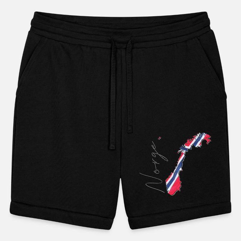 Norway Flag in Norway Map NO