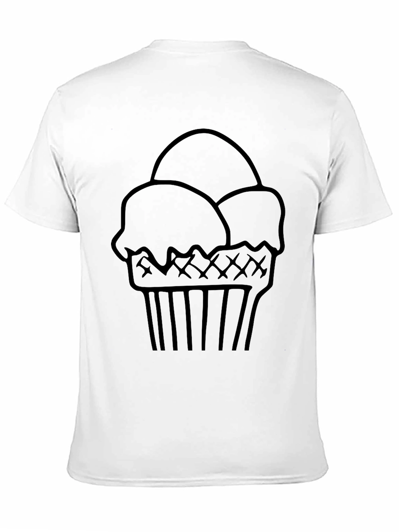 Ice Cream Cone Graphic Tee - Cool Casual Style