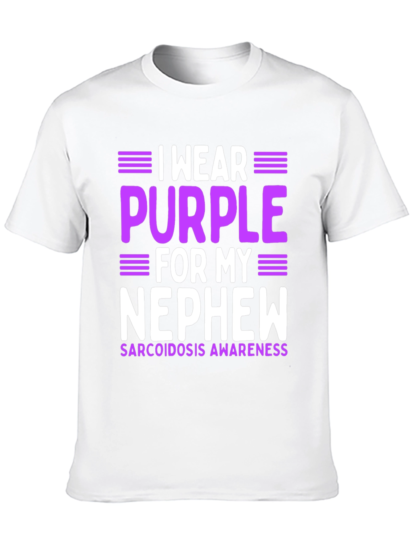 Purple Sarcoidosis Awareness T-Shirt