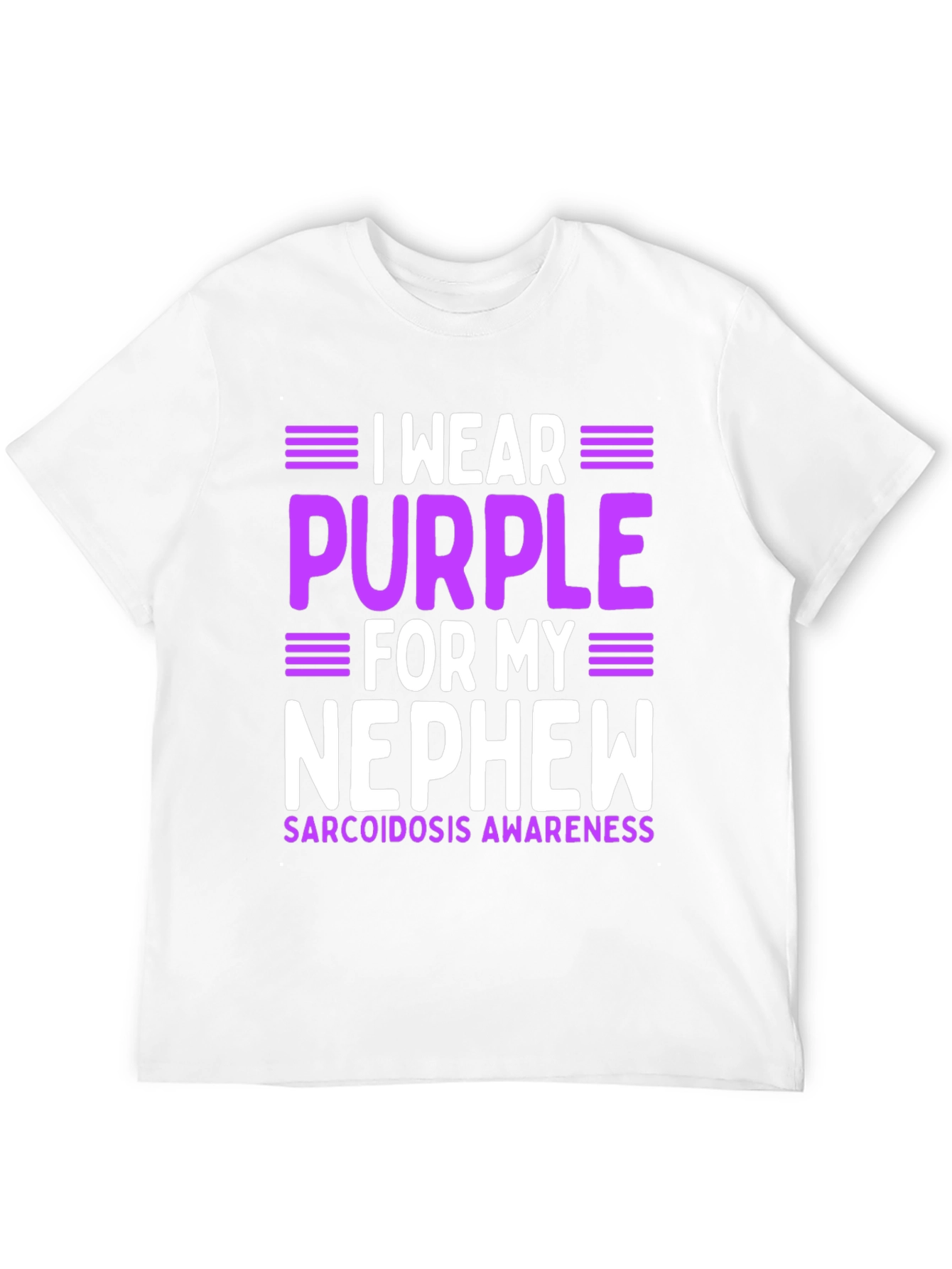 Purple Sarcoidosis Awareness T-Shirt