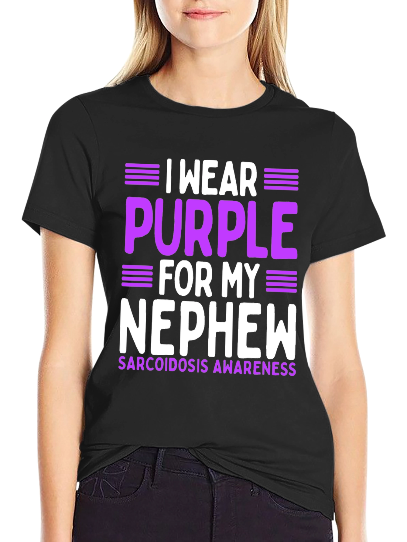 Purple Sarcoidosis Awareness T-Shirt