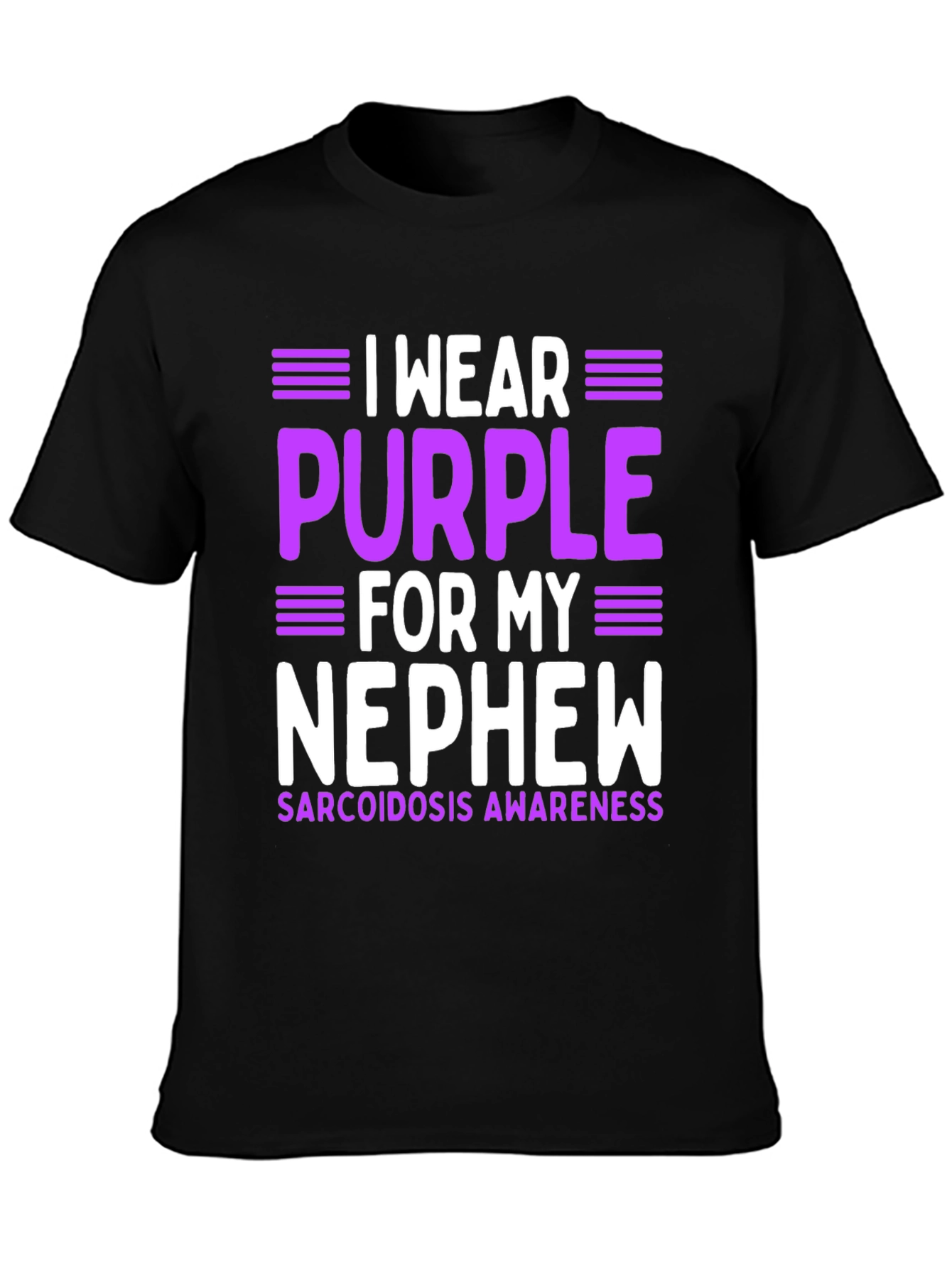 Purple Sarcoidosis Awareness T-Shirt