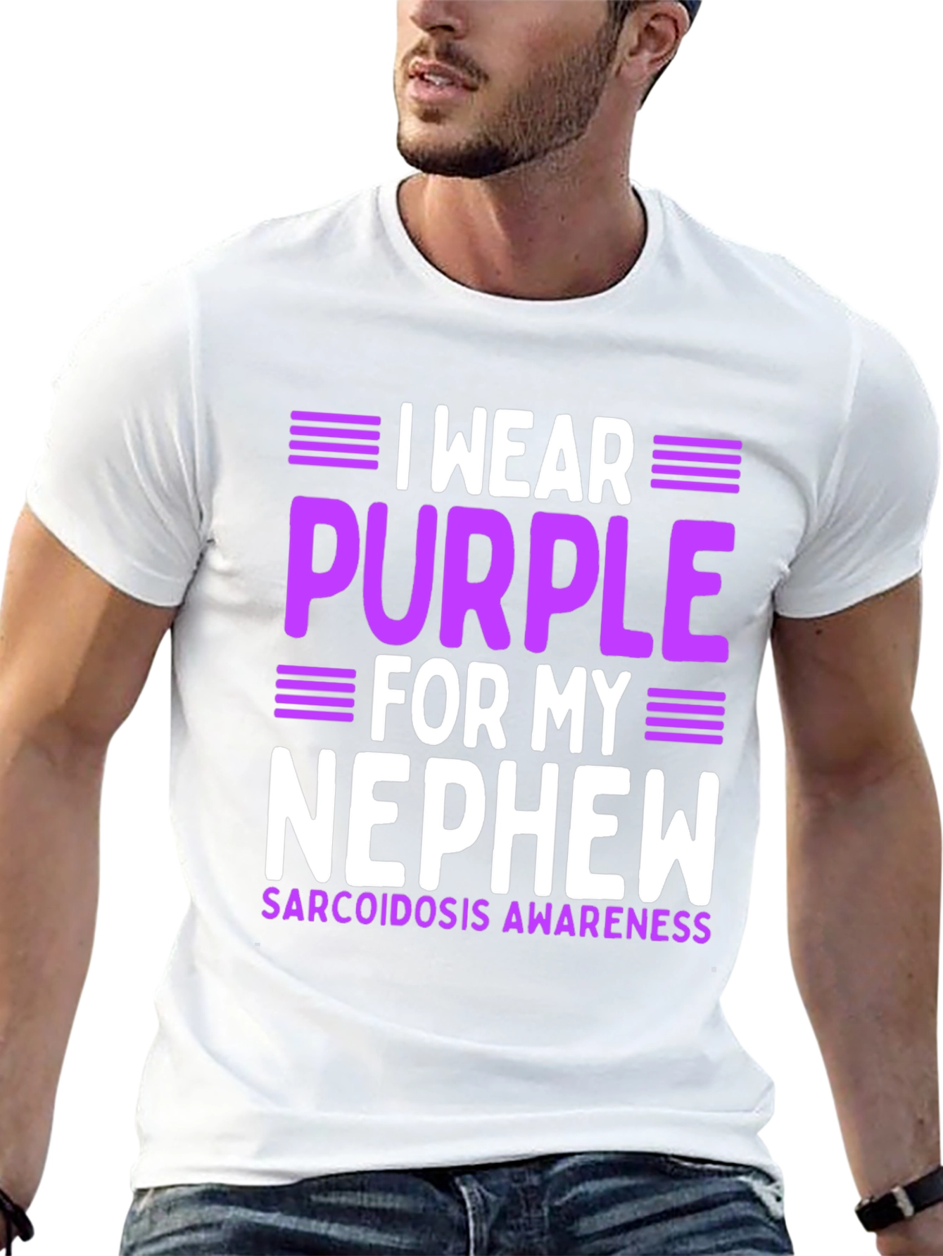 Purple Sarcoidosis Awareness T-Shirt