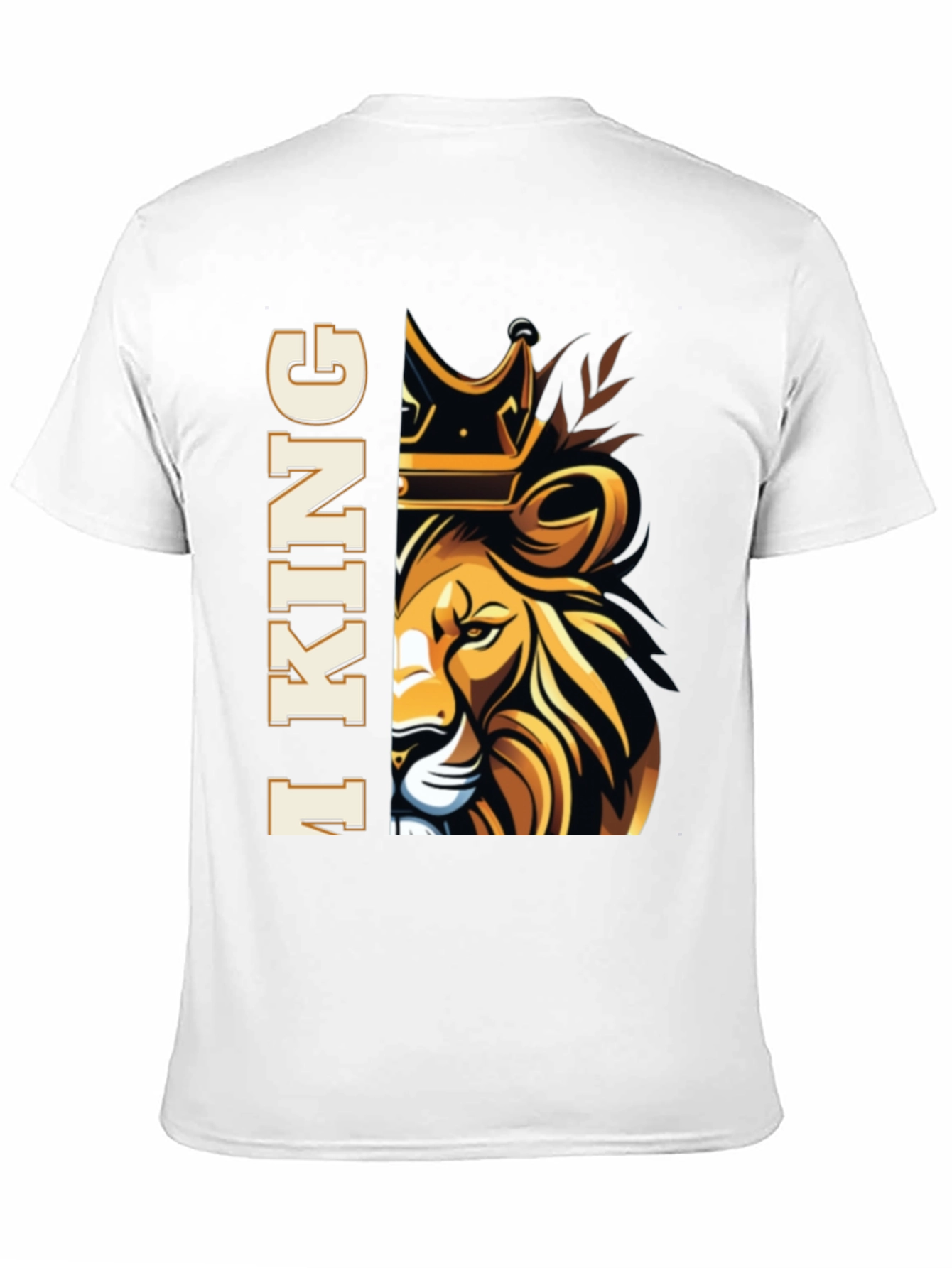 I King Lion Graphic Tee - Mens Black T-Shirt