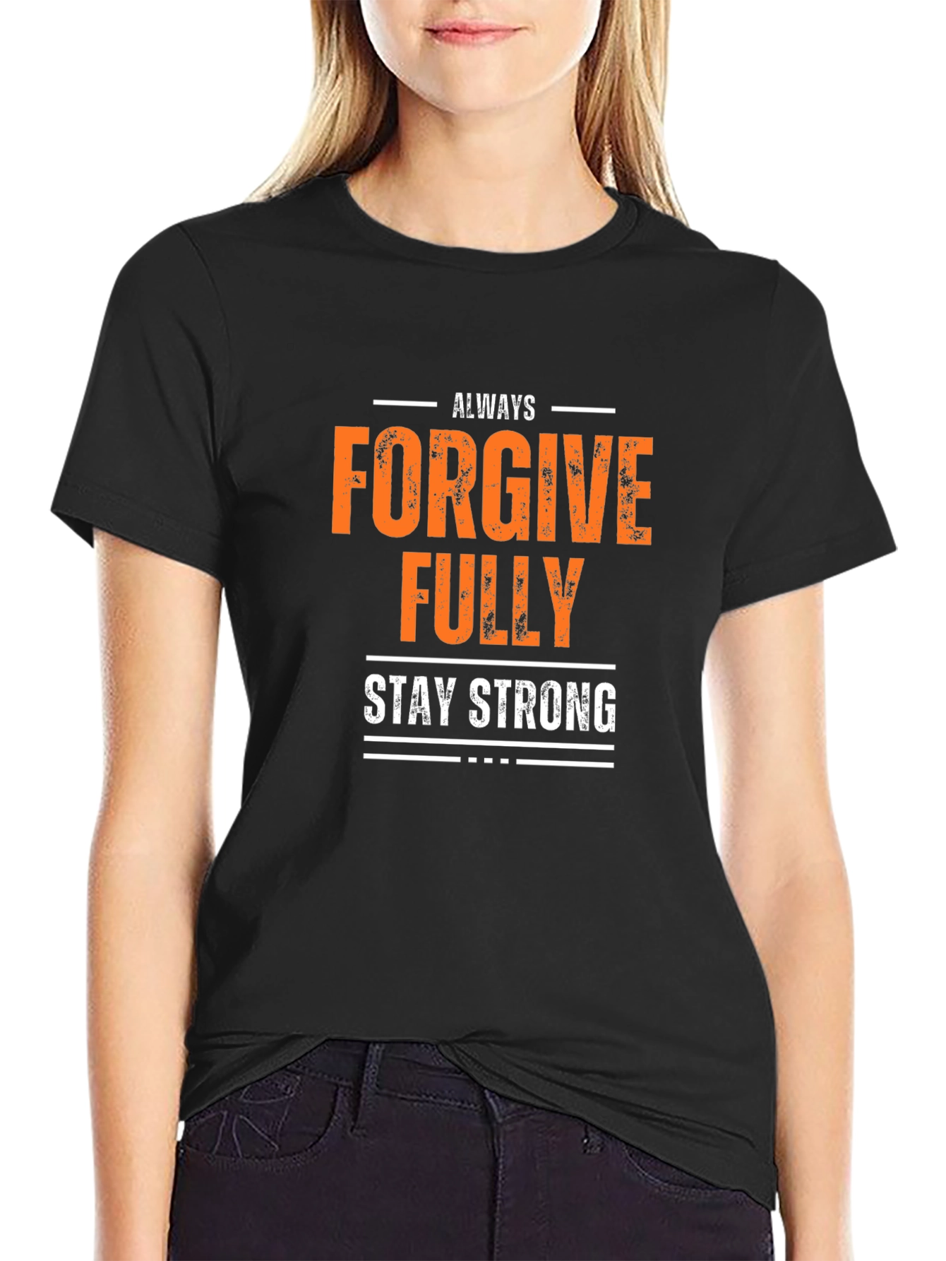 Forgive Fully Graphic Tee - Mens Black T-Shirt