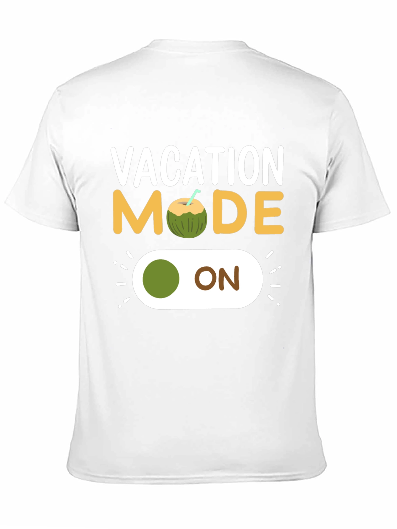 Vacation Mode Coconut On T-Shirt