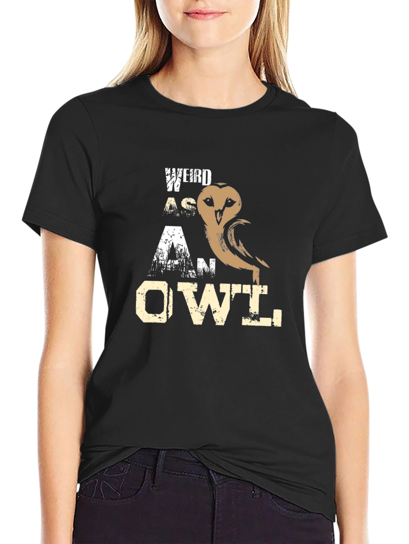 Weird As An Owl Graphic T-Shirt