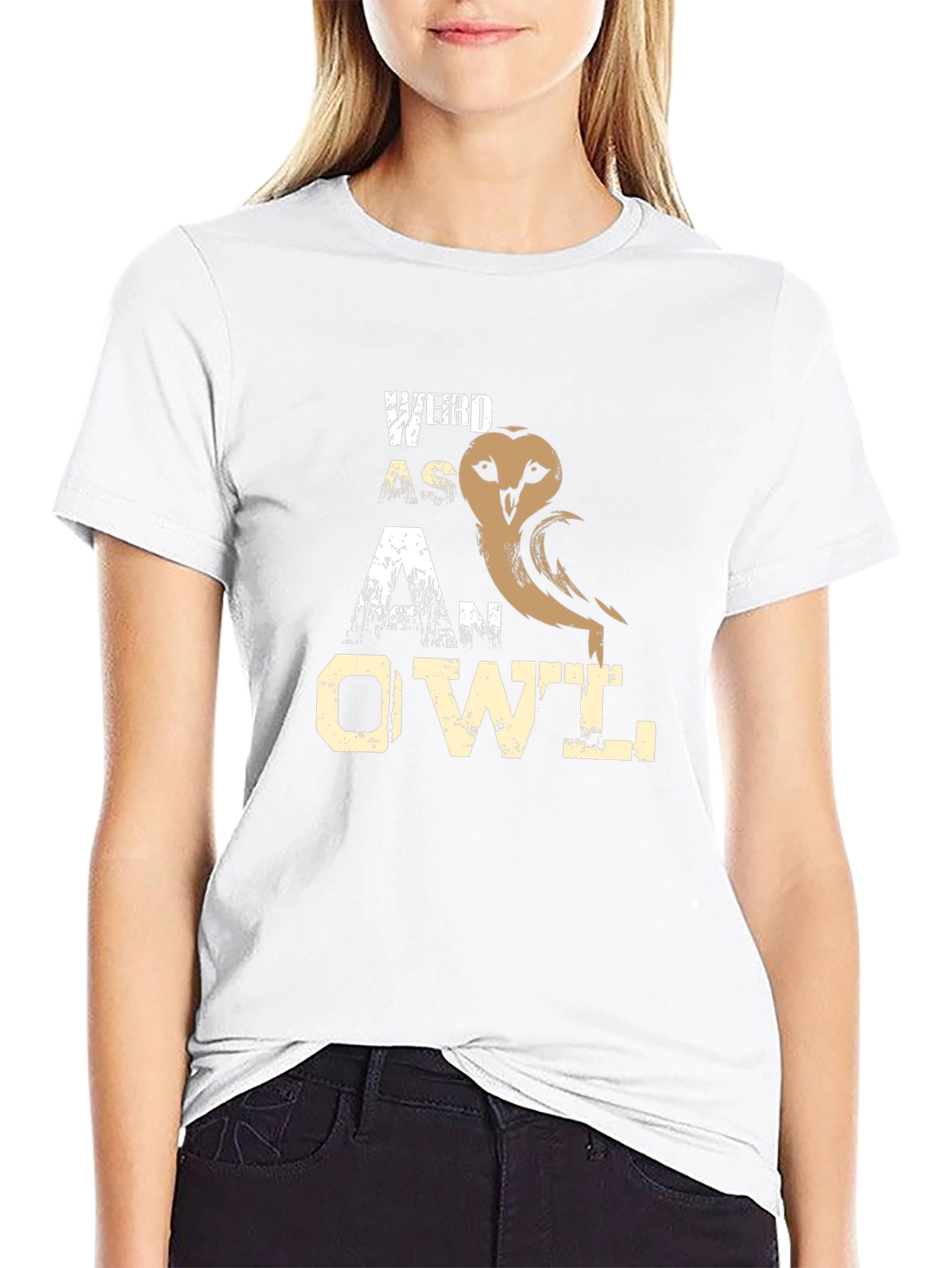Weird As An Owl Graphic T-Shirt