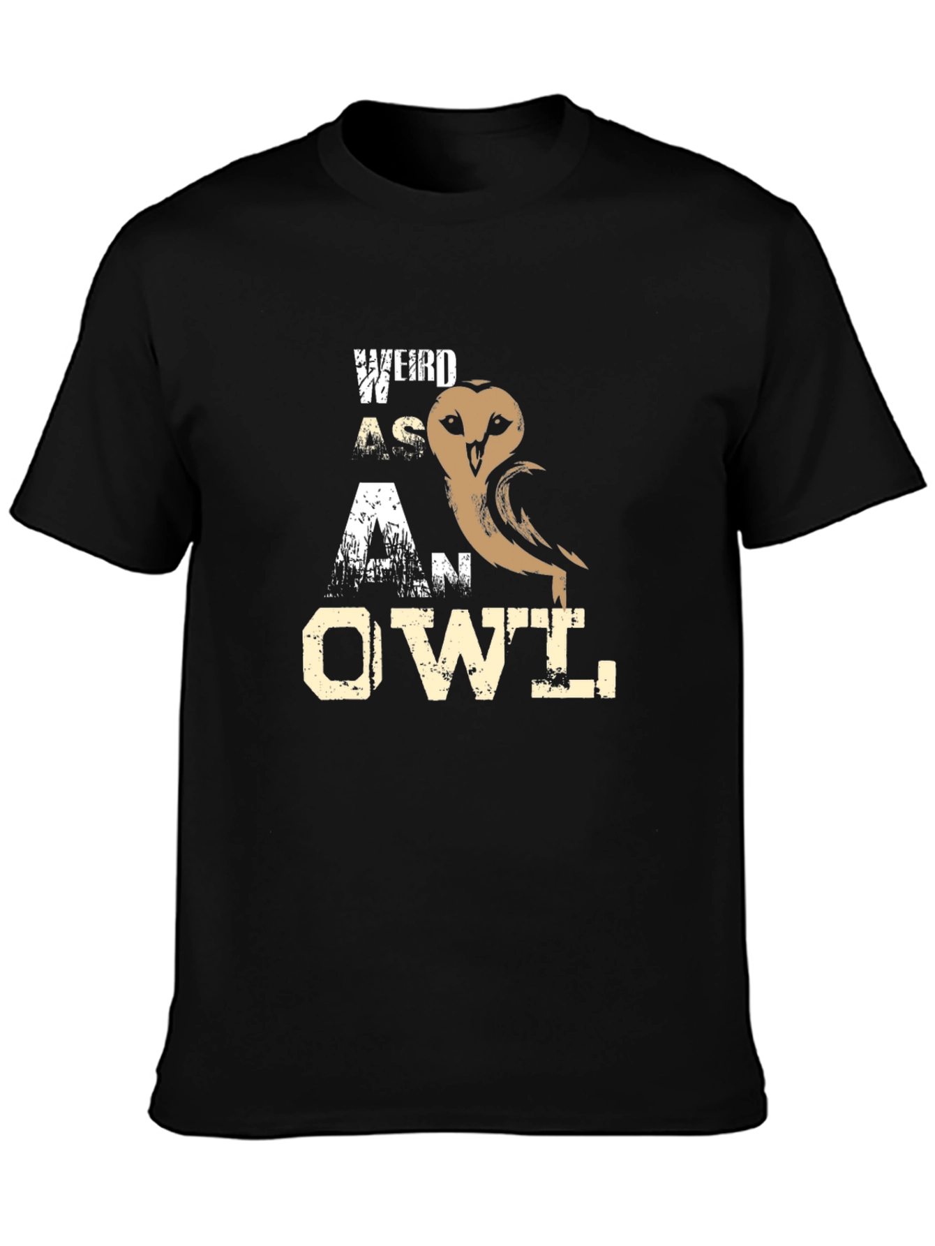 Weird As An Owl Graphic T-Shirt