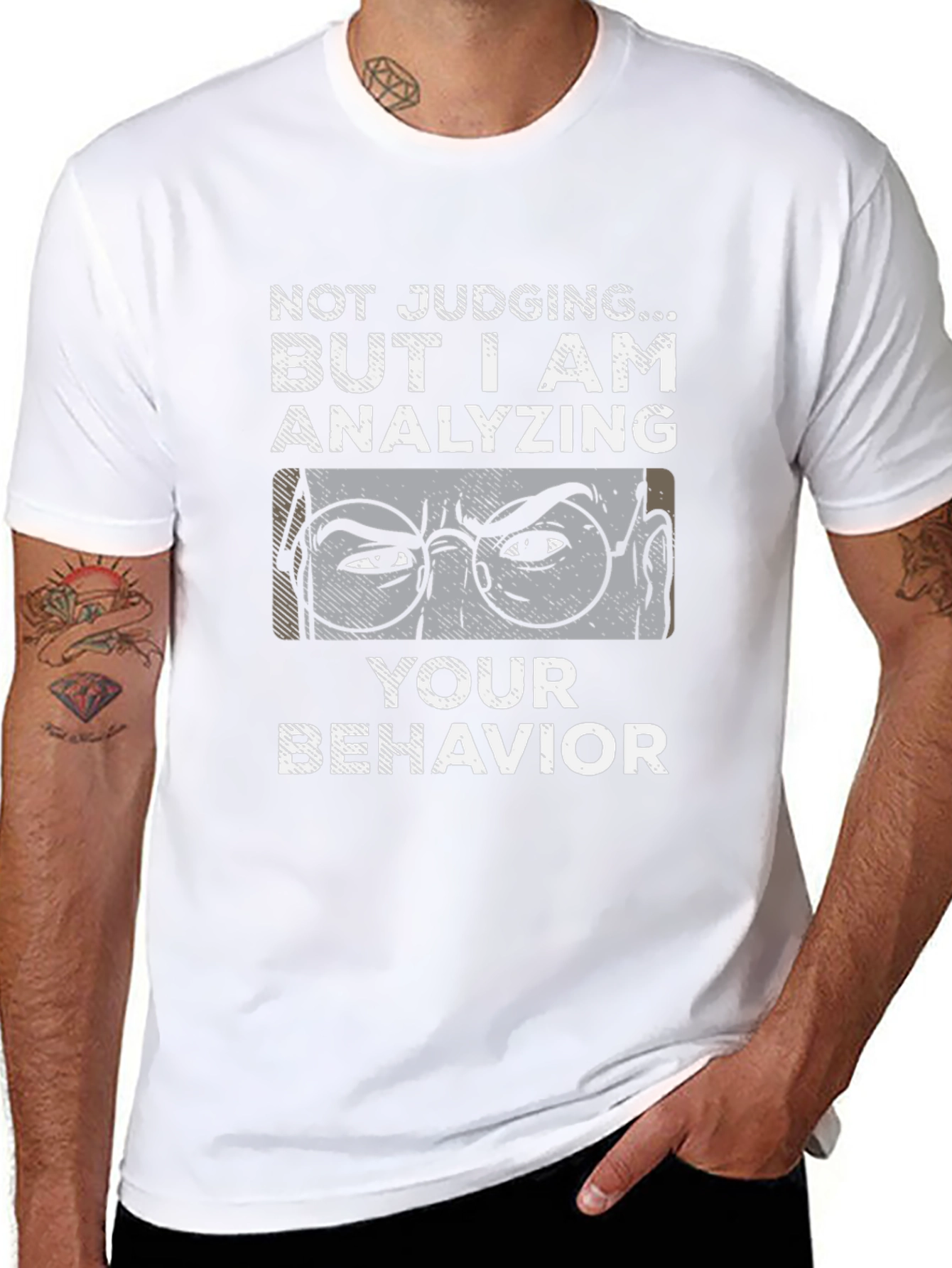 Analyzing Your Behavior Novelty Graphic Tee