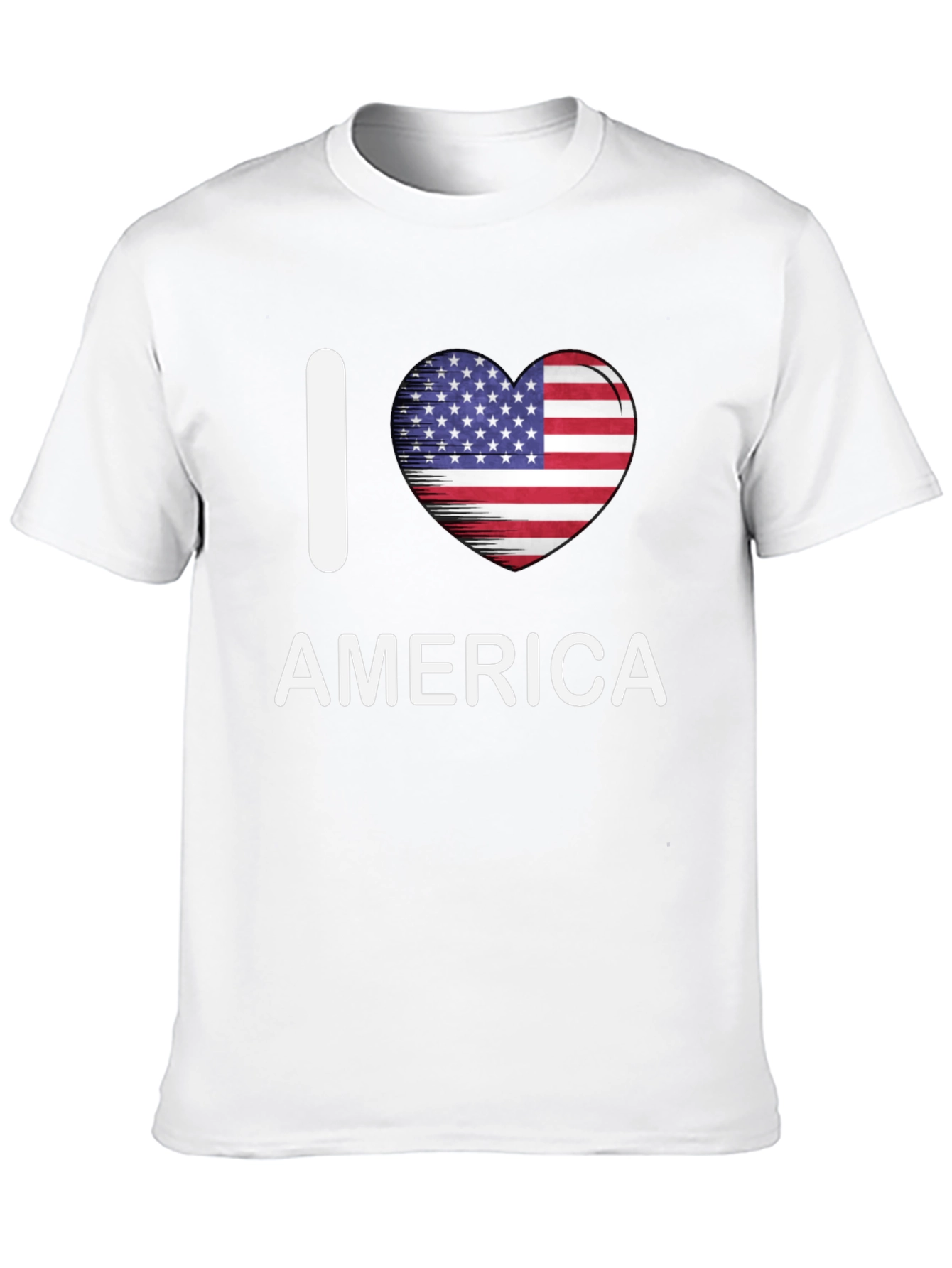I Love America Patriotic T-Shirt