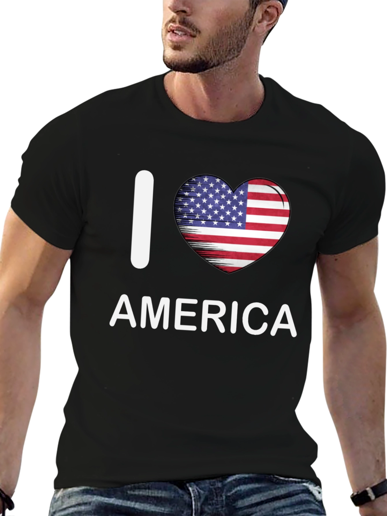 I Love America Patriotic T-Shirt