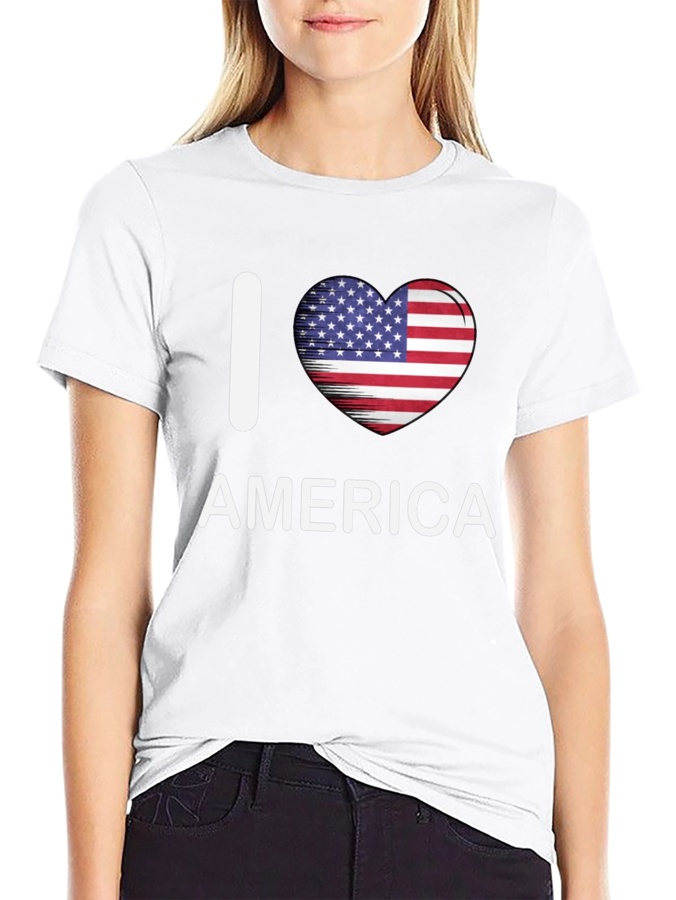 I Love America Patriotic T-Shirt