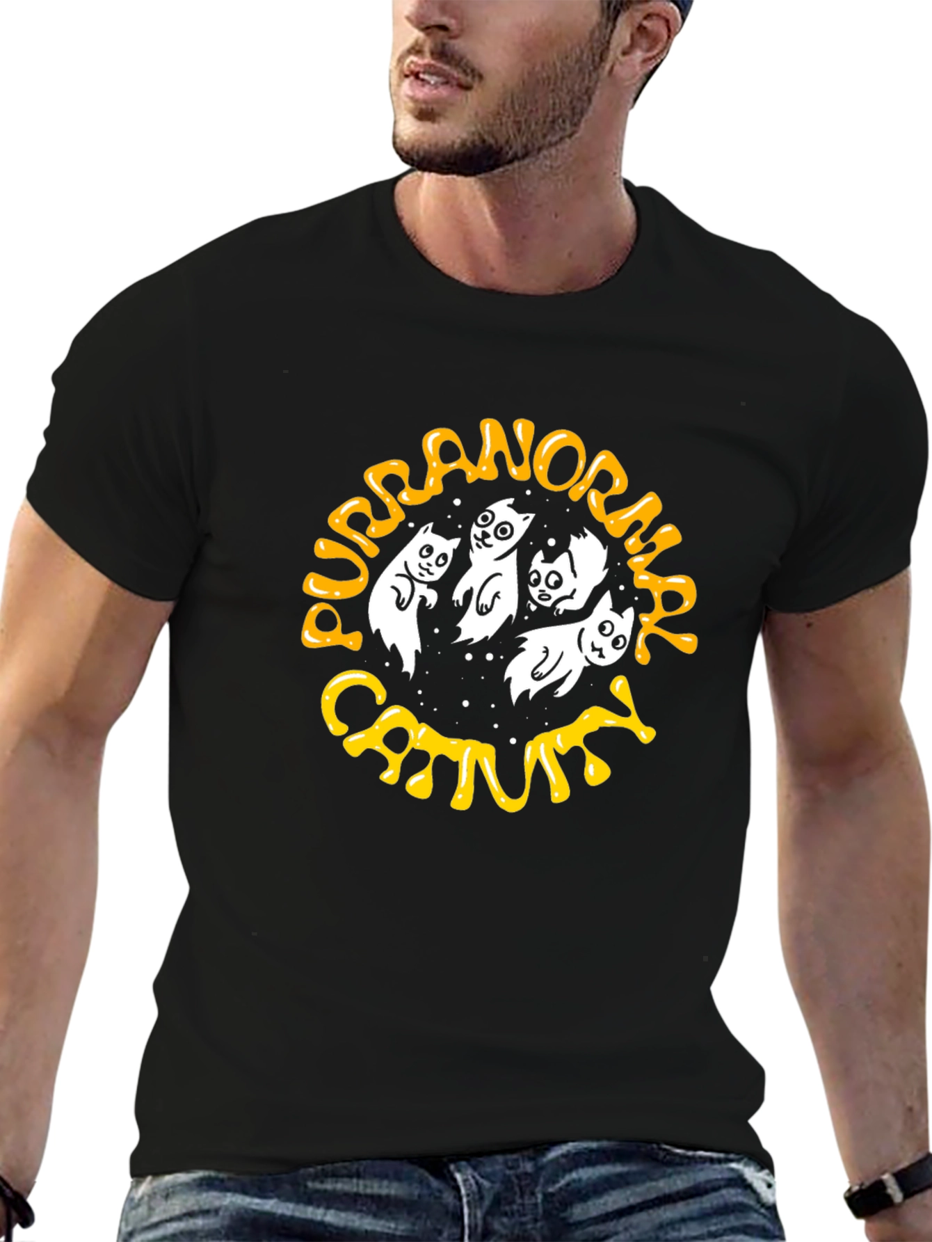 Purranormal Cativity Black T-Shirt