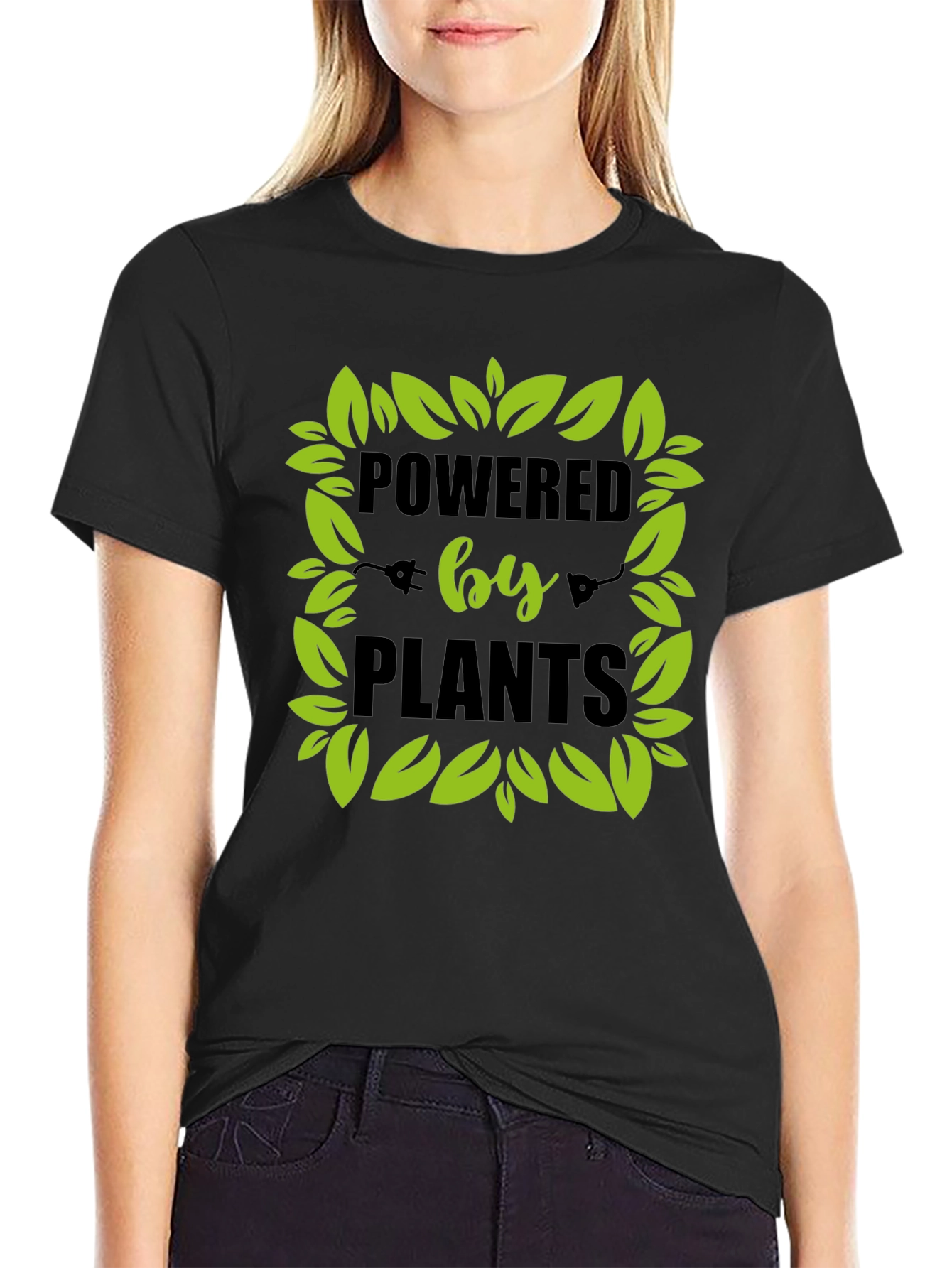 Powered by Plants Vegan Graphic Tee