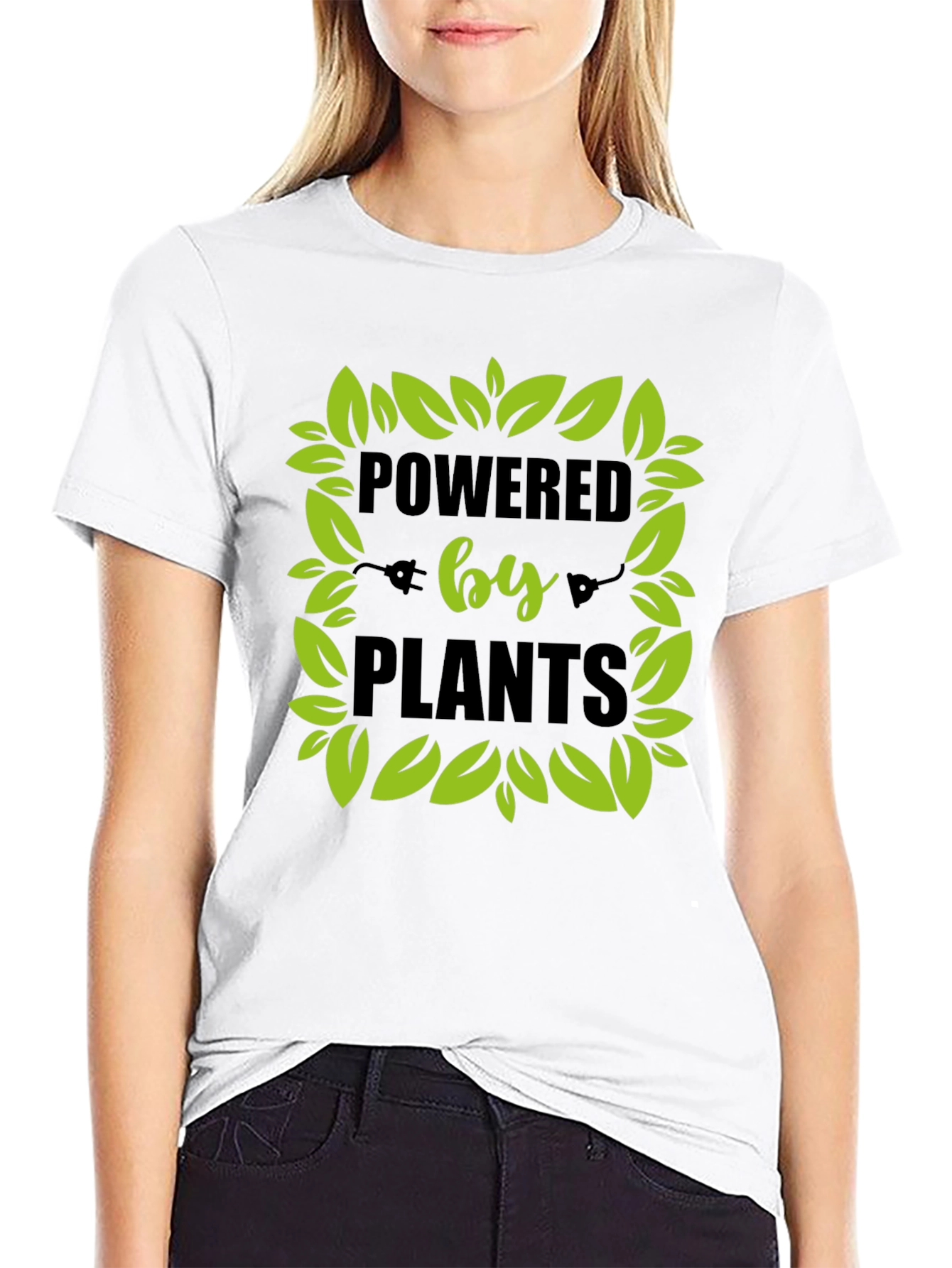 Powered by Plants Vegan Graphic Tee