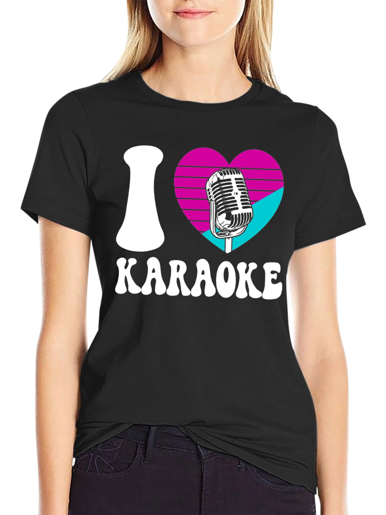 I Love Karaoke Graphic T-Shirt