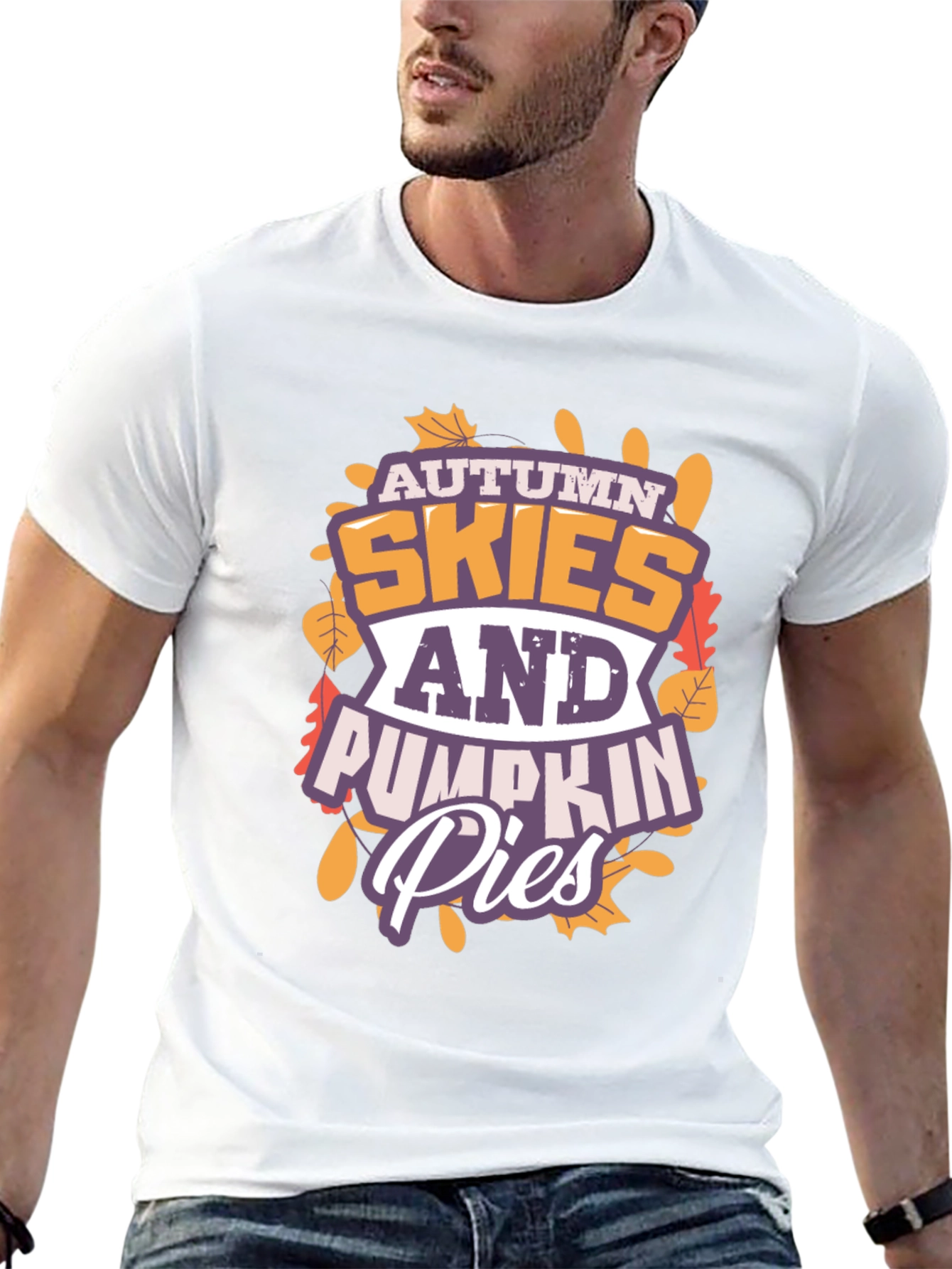 Autumn Skies & Pumpkin Pies Graphic T-Shirt