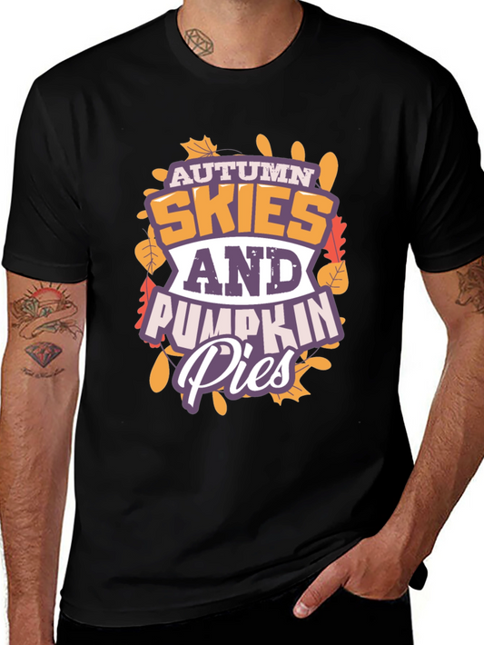 Autumn Skies & Pumpkin Pies Graphic T-Shirt