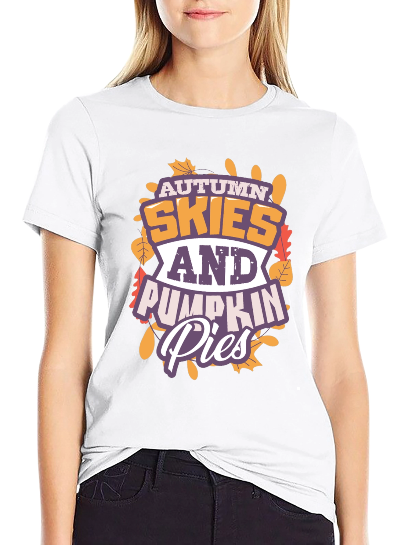 Autumn Skies & Pumpkin Pies Graphic T-Shirt