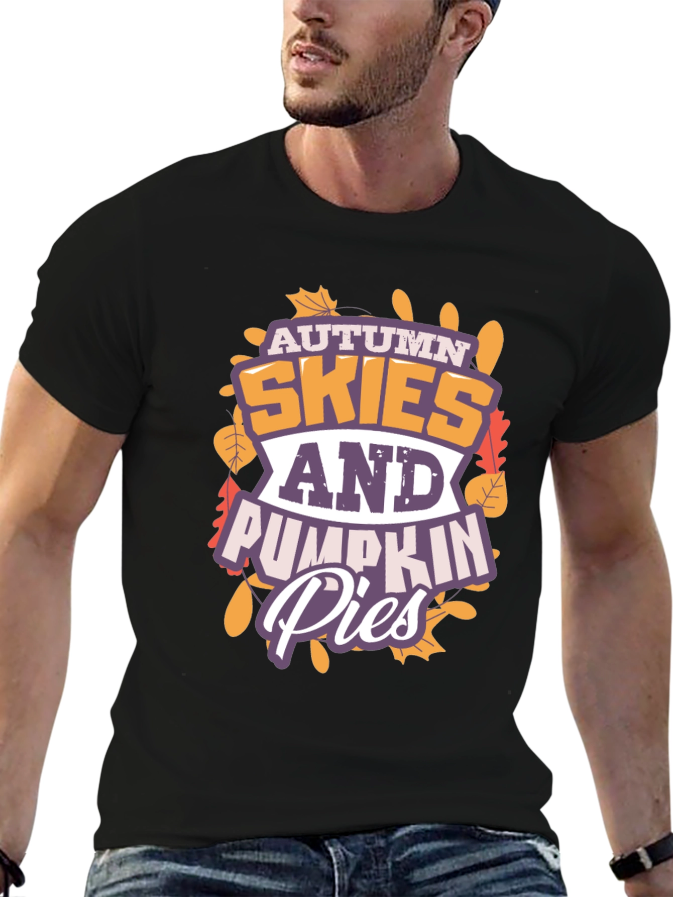Autumn Skies & Pumpkin Pies Graphic T-Shirt