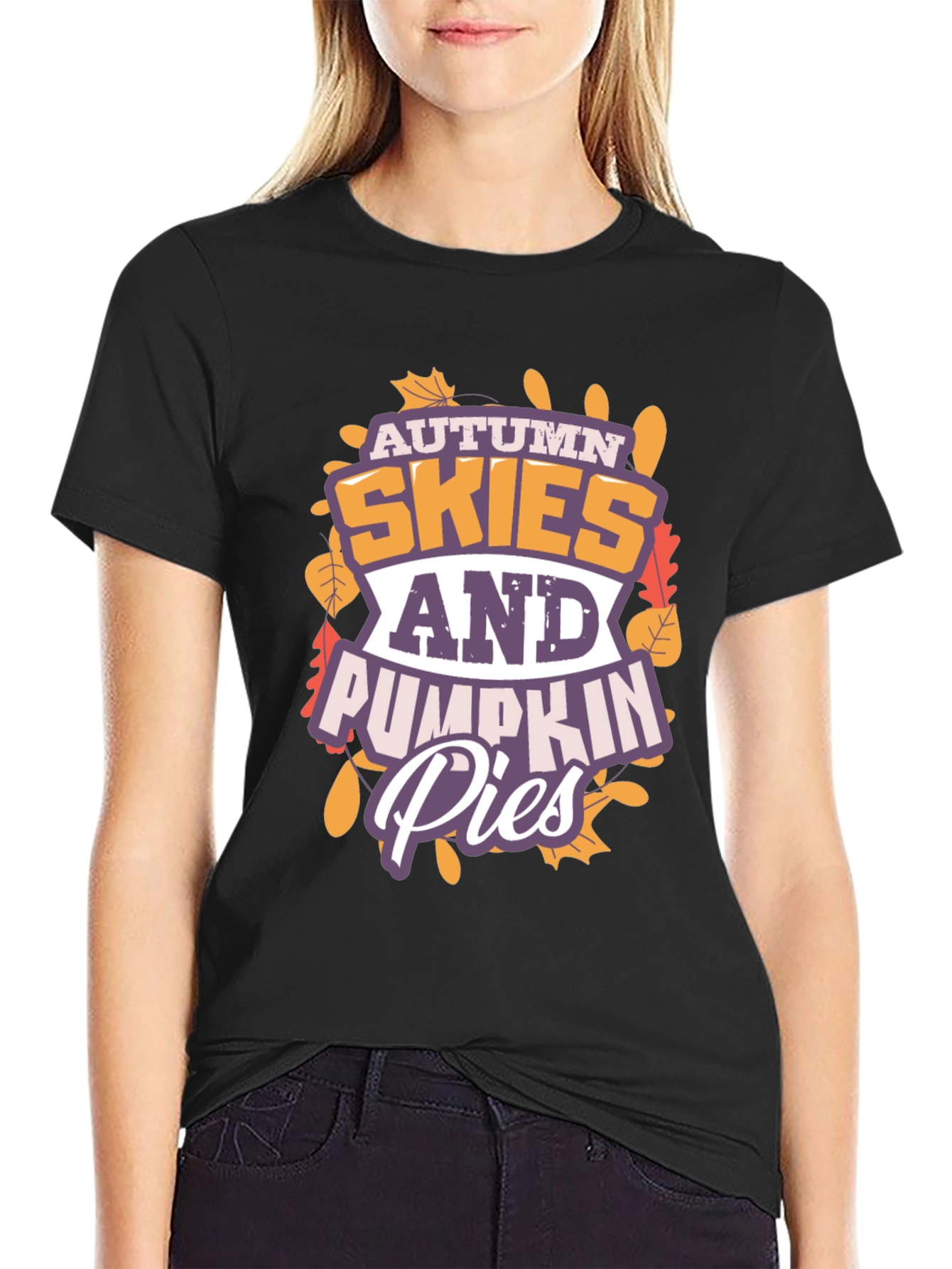 Autumn Skies & Pumpkin Pies Graphic T-Shirt