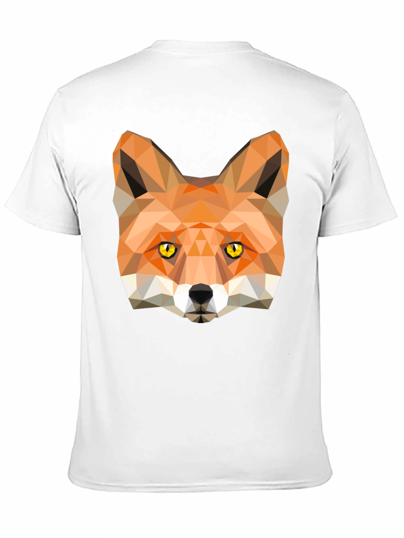 Geometric Fox Graphic Tee - Modern Style