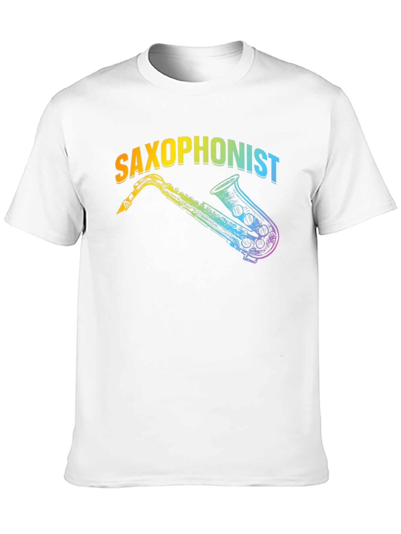 Saxophonist Rainbow T-Shirt - Music Lover Tee