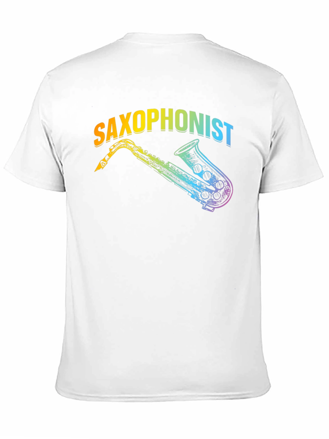 Saxophonist Rainbow T-Shirt - Music Lover Tee
