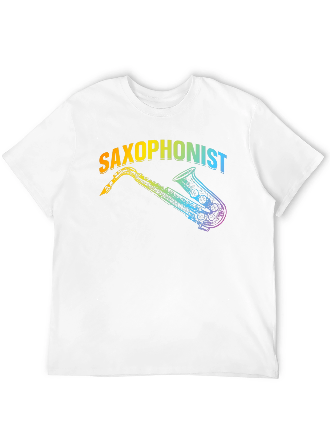 Saxophonist Rainbow T-Shirt - Music Lover Tee