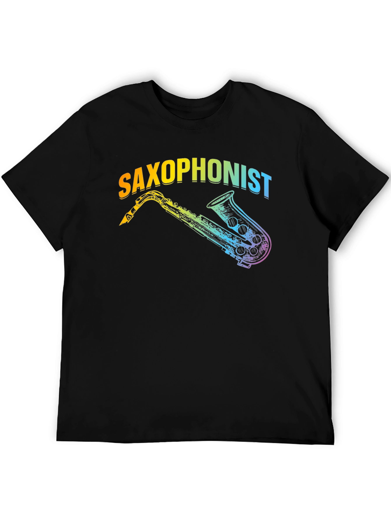 Saxophonist Rainbow T-Shirt - Music Lover Tee