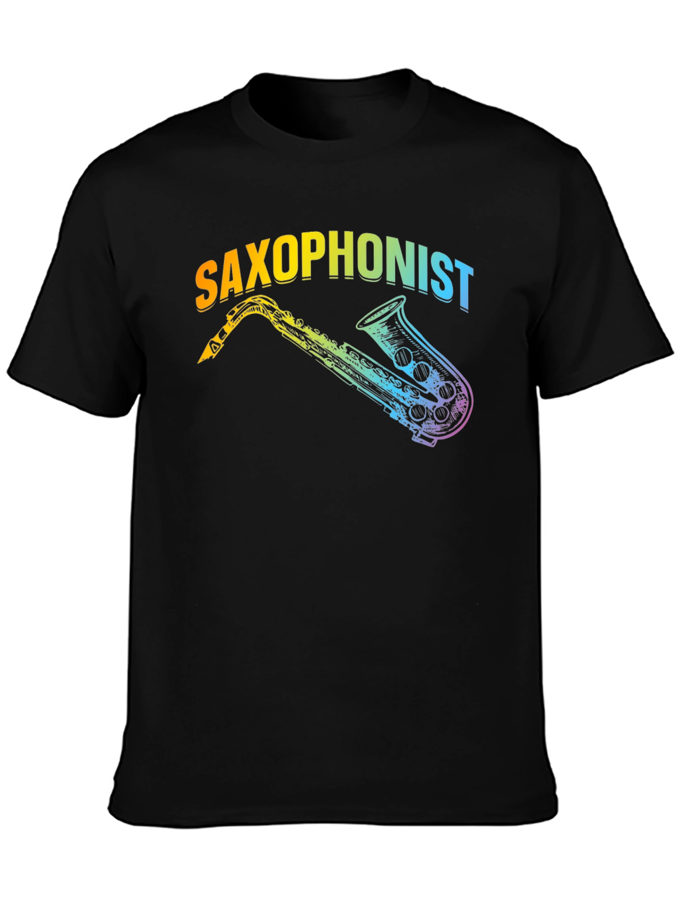 Saxophonist Rainbow T-Shirt - Music Lover Tee