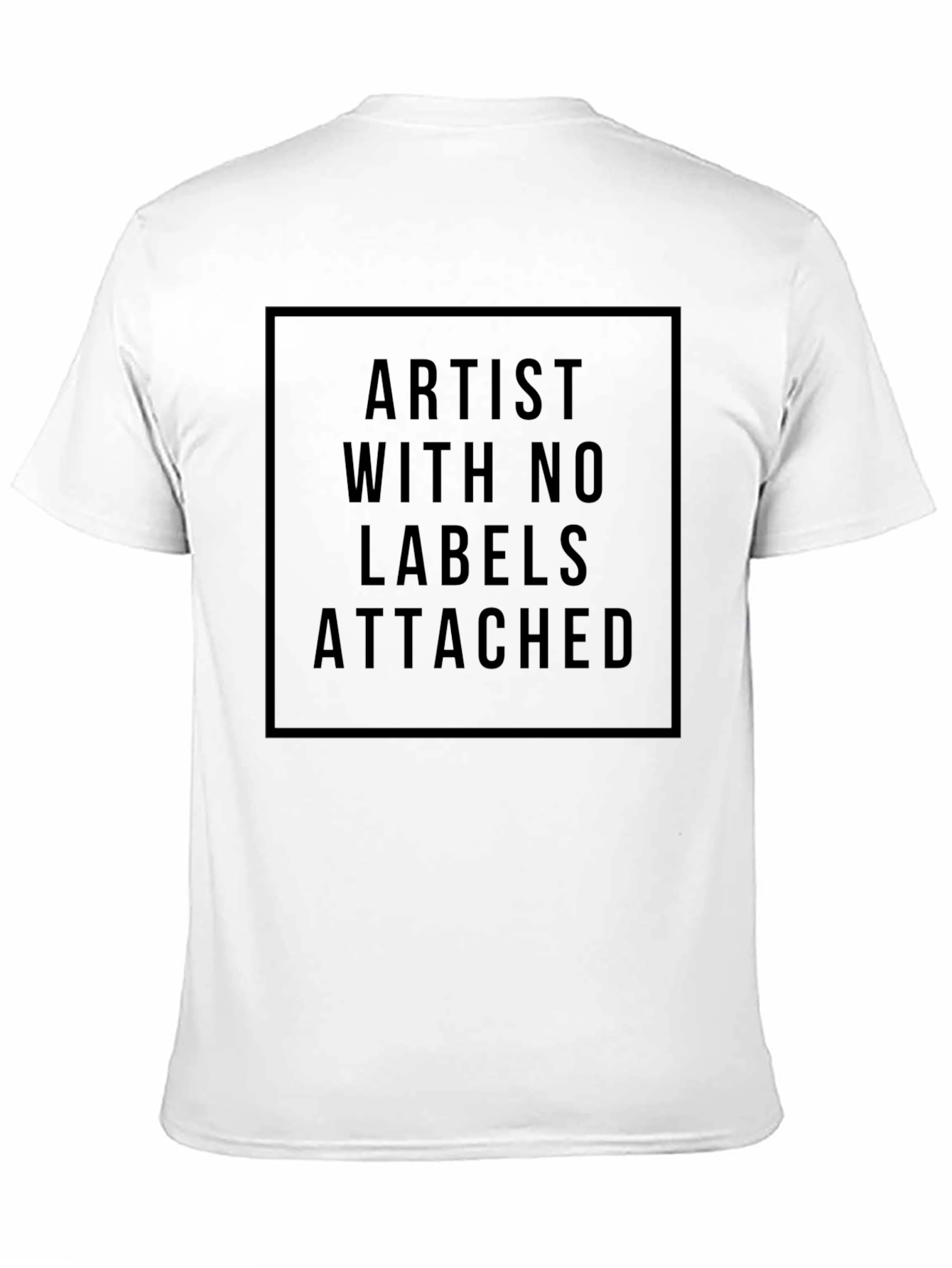 Artist With No Labels Attached Black T-Shirt