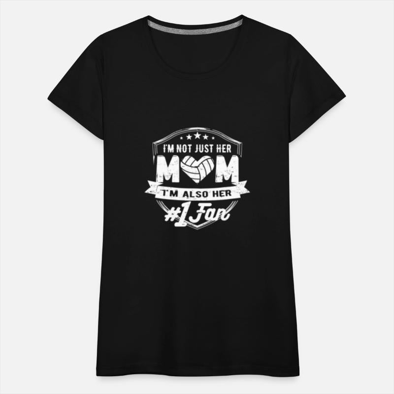 Number One Fan Volleyball Mom