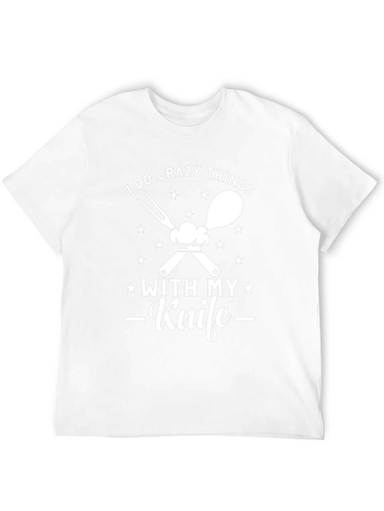 Crazy Things Knife Black T-Shirt