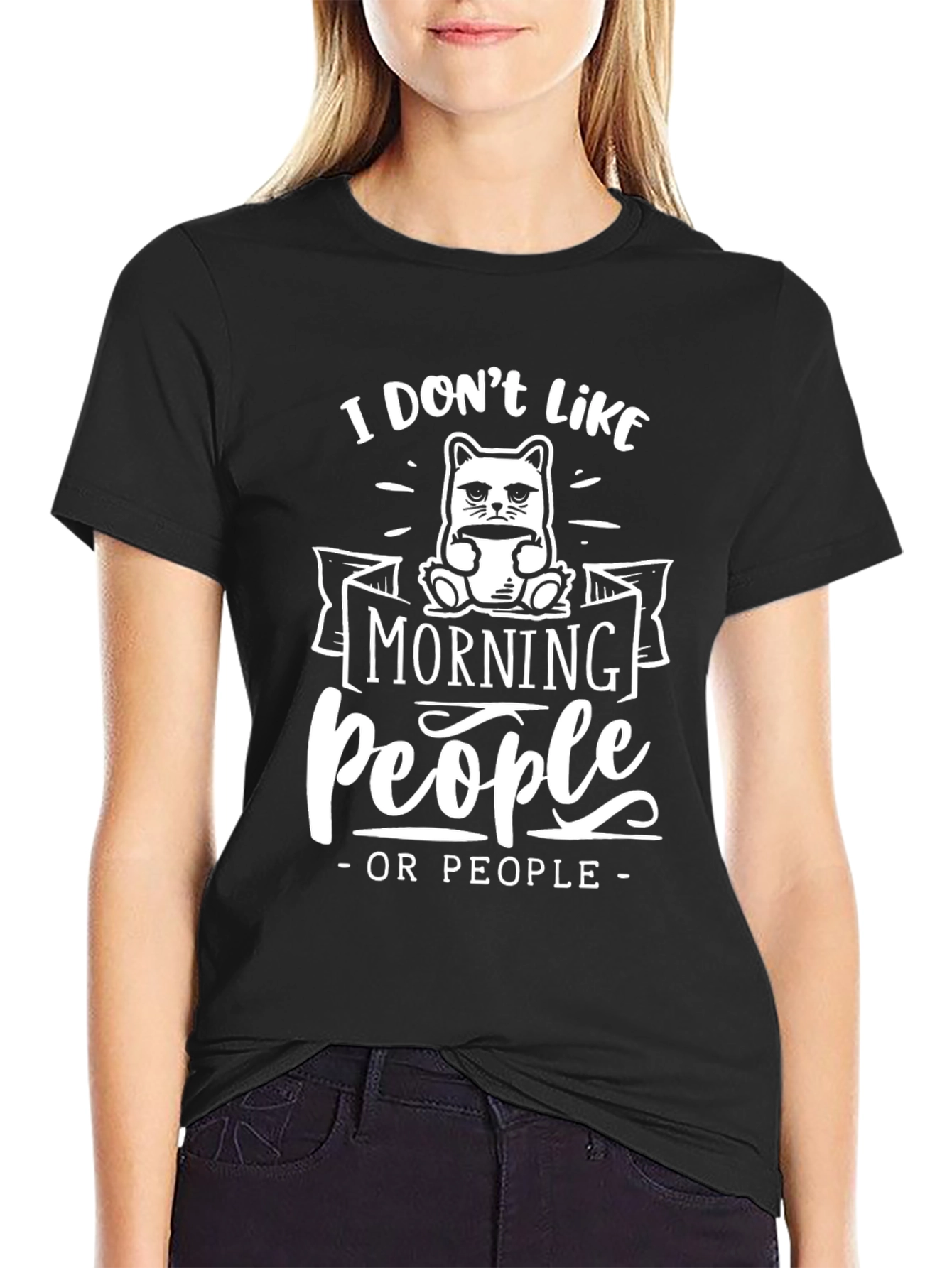 I Dont Like Morning People T-Shirt