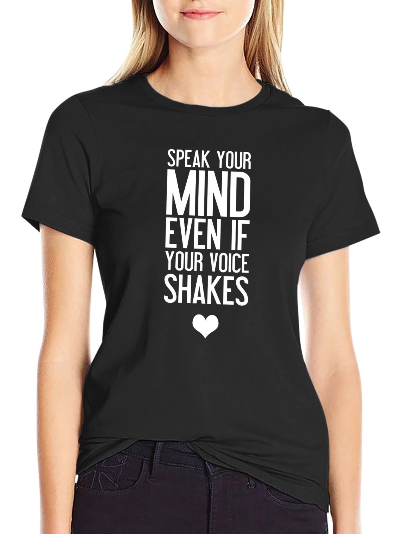 Speak Your Mind T-Shirt - Voice Shakes