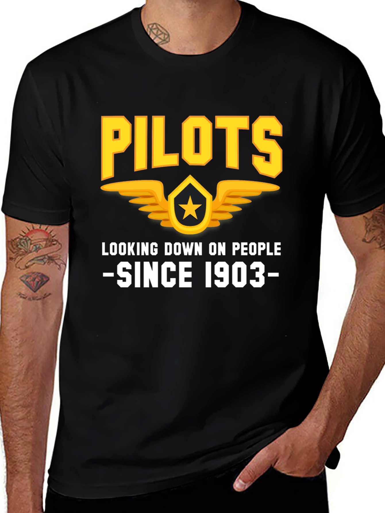 Pilots Since 1903 T-Shirt Funny Aviation Tee