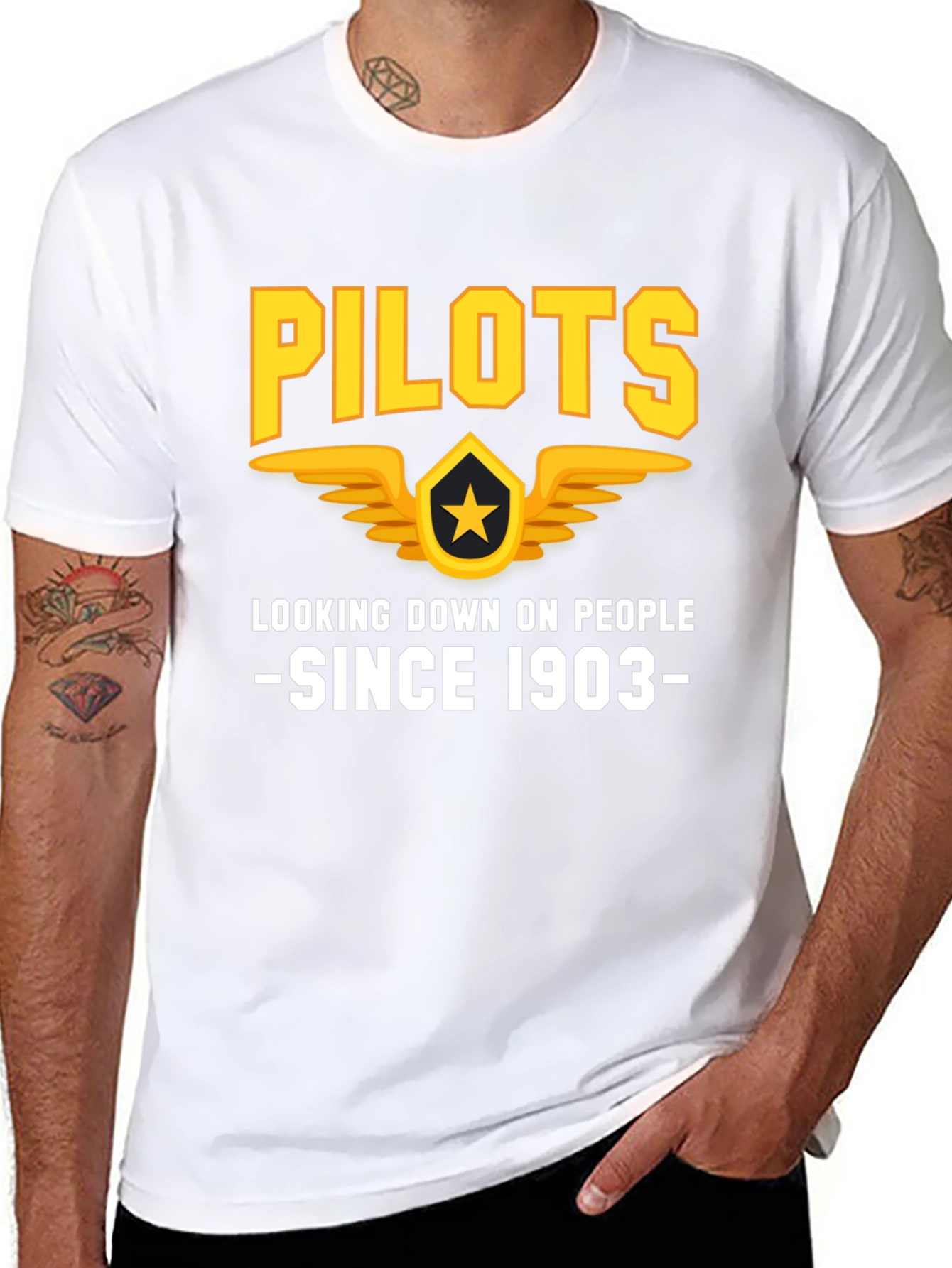 Pilots Since 1903 T-Shirt Funny Aviation Tee