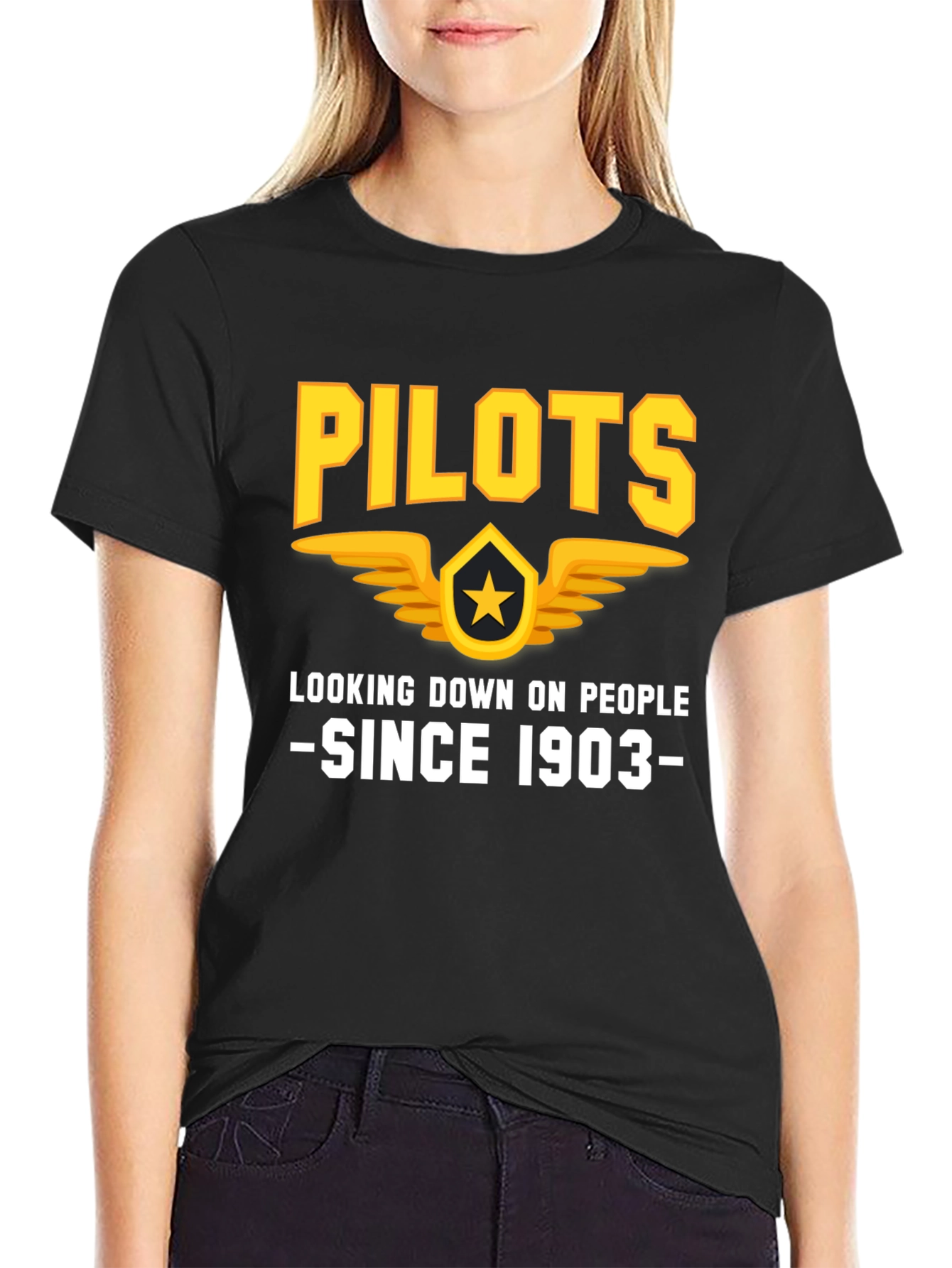 Pilots Since 1903 T-Shirt Funny Aviation Tee