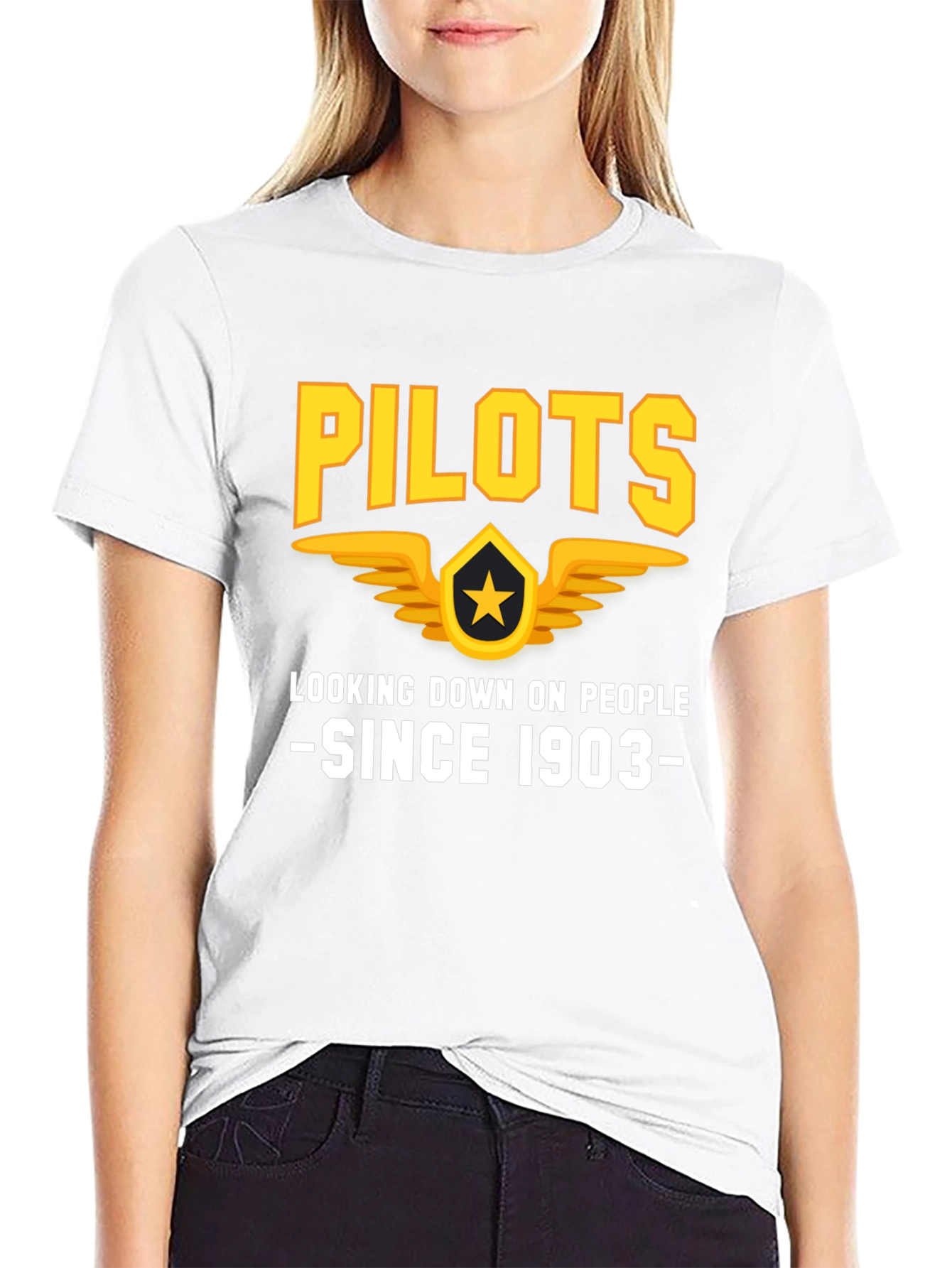 Pilots Since 1903 T-Shirt Funny Aviation Tee