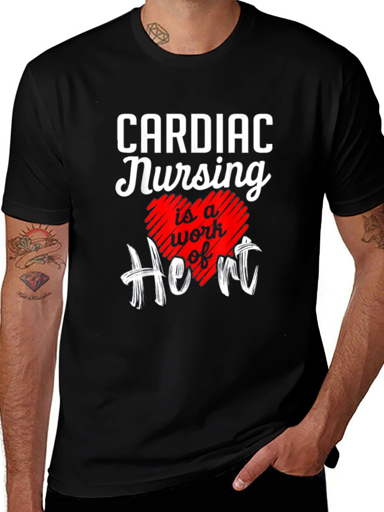 Cardiac Nursing Heart T-Shirt