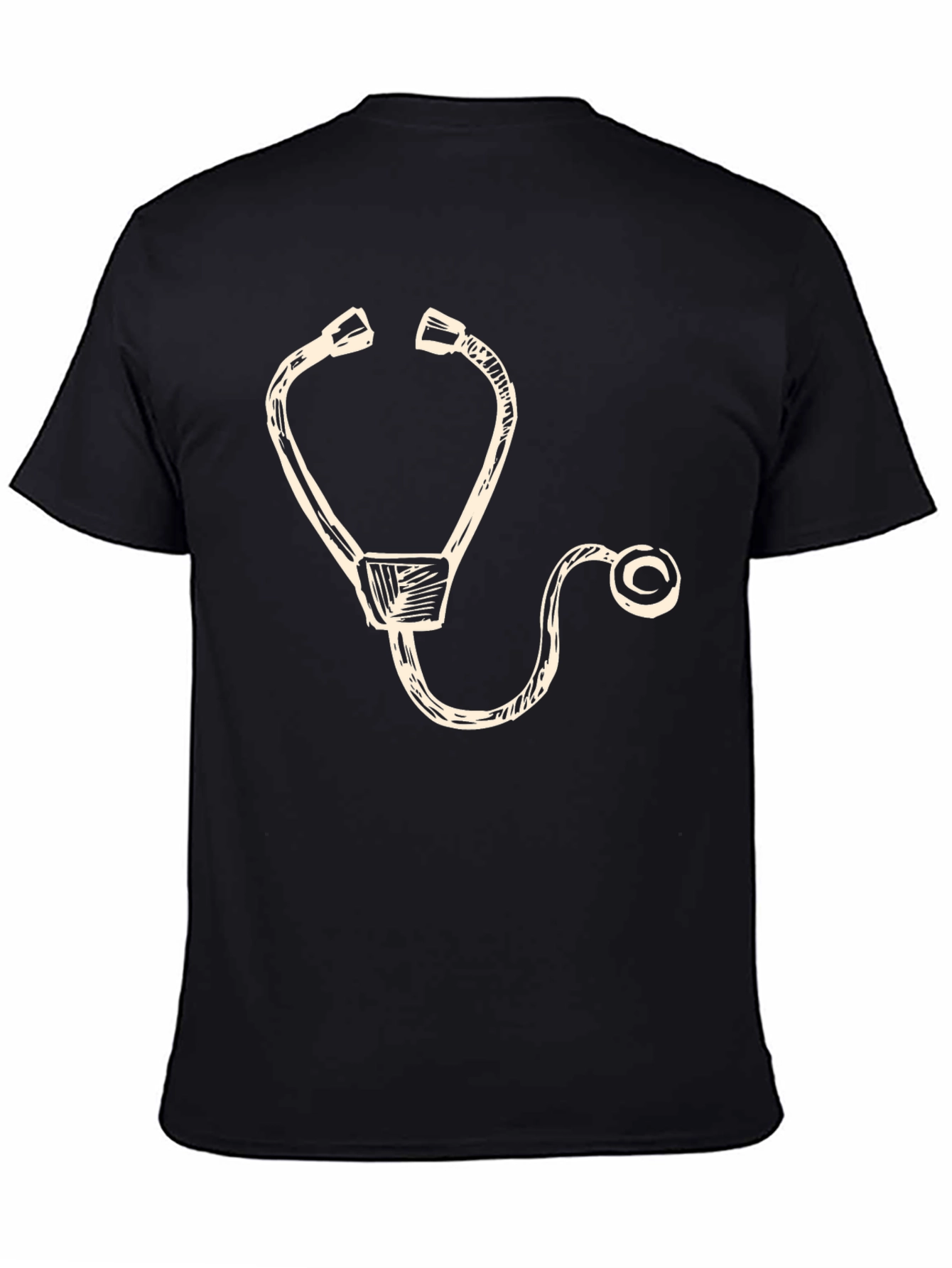 Stethoscope Graphic T-Shirt - Medical Profession Tee