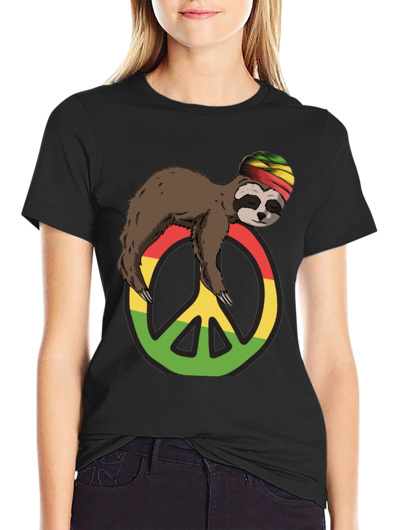 Peace Sloth Rastafarian Shirt