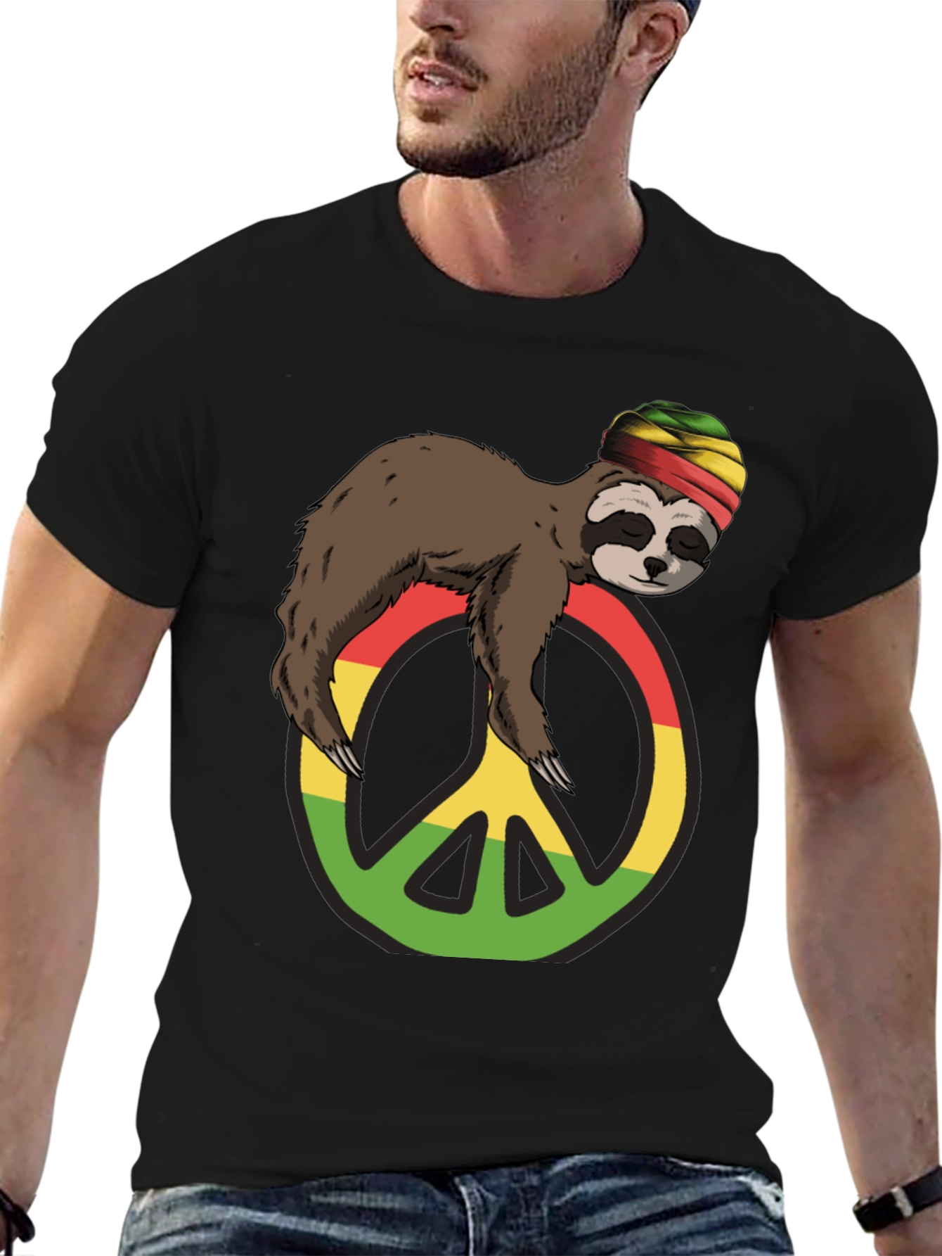 Peace Sloth Rastafarian Shirt